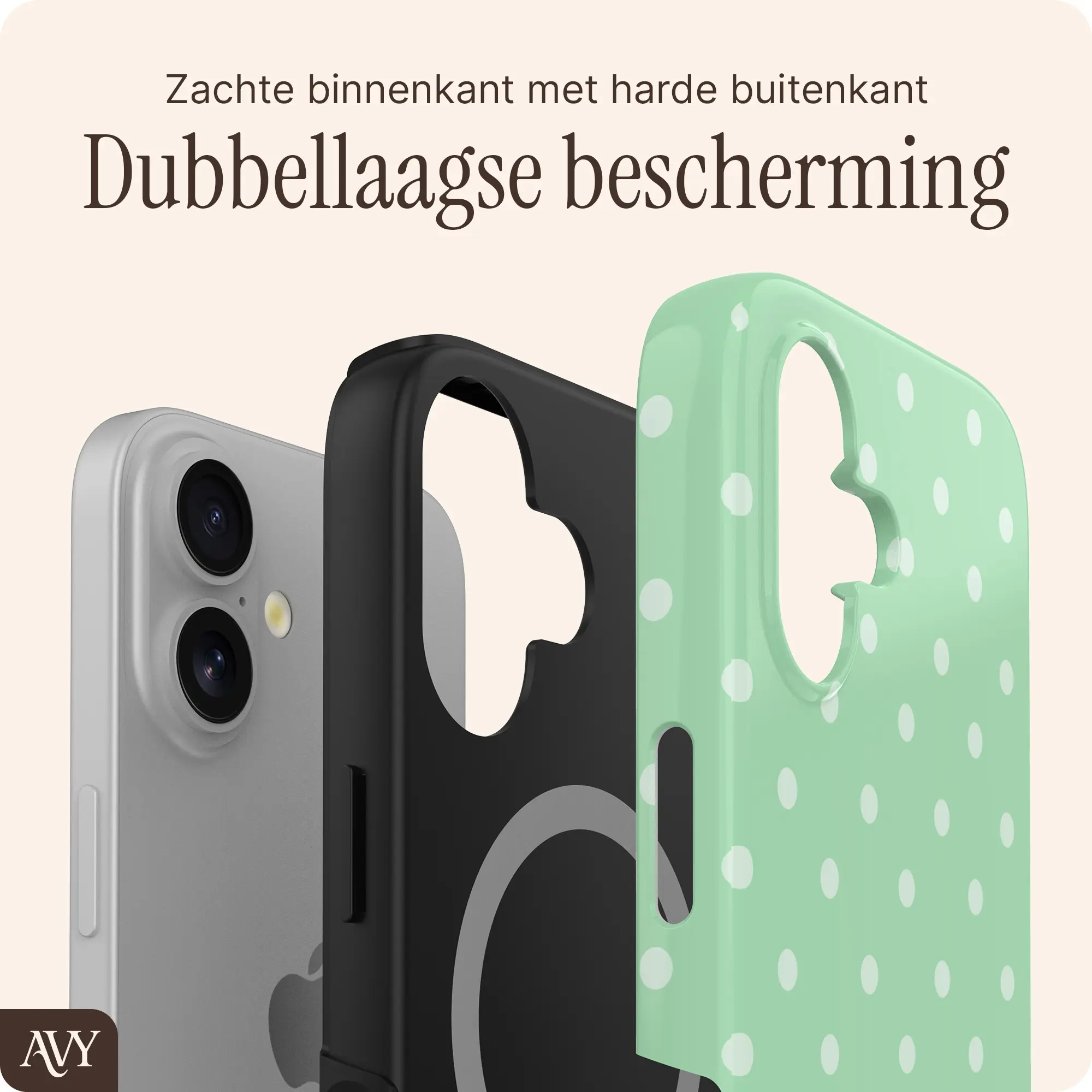AVY Apple iPhone 17 Hoesje MagSafe Back Cover Mint Breeze afbeelding 6