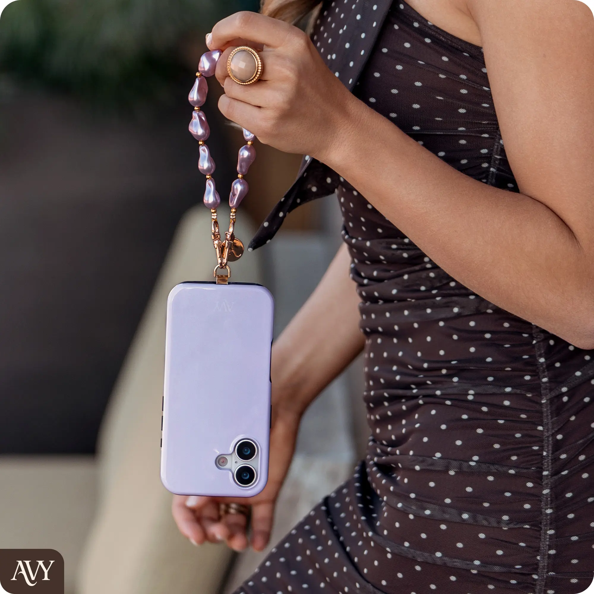 AVY Apple iPhone 17 Hoesje MagSafe Back Cover Lavender Glow afbeelding 4
