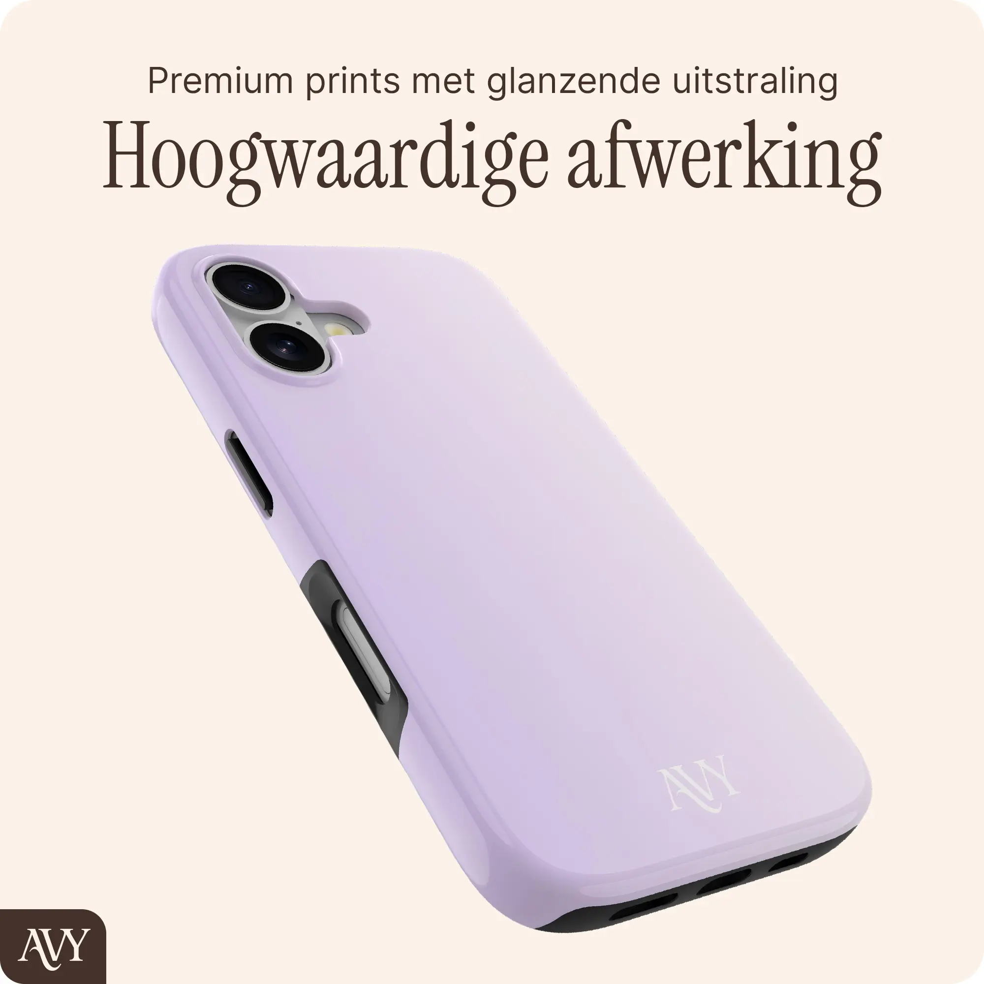 AVY Apple iPhone 17 Hoesje MagSafe Back Cover Lavender Glow afbeelding 10
