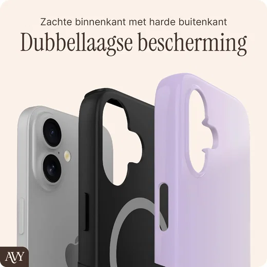 AVY Apple iPhone 17 Hoesje MagSafe Back Cover Lavender Glow afbeelding 6