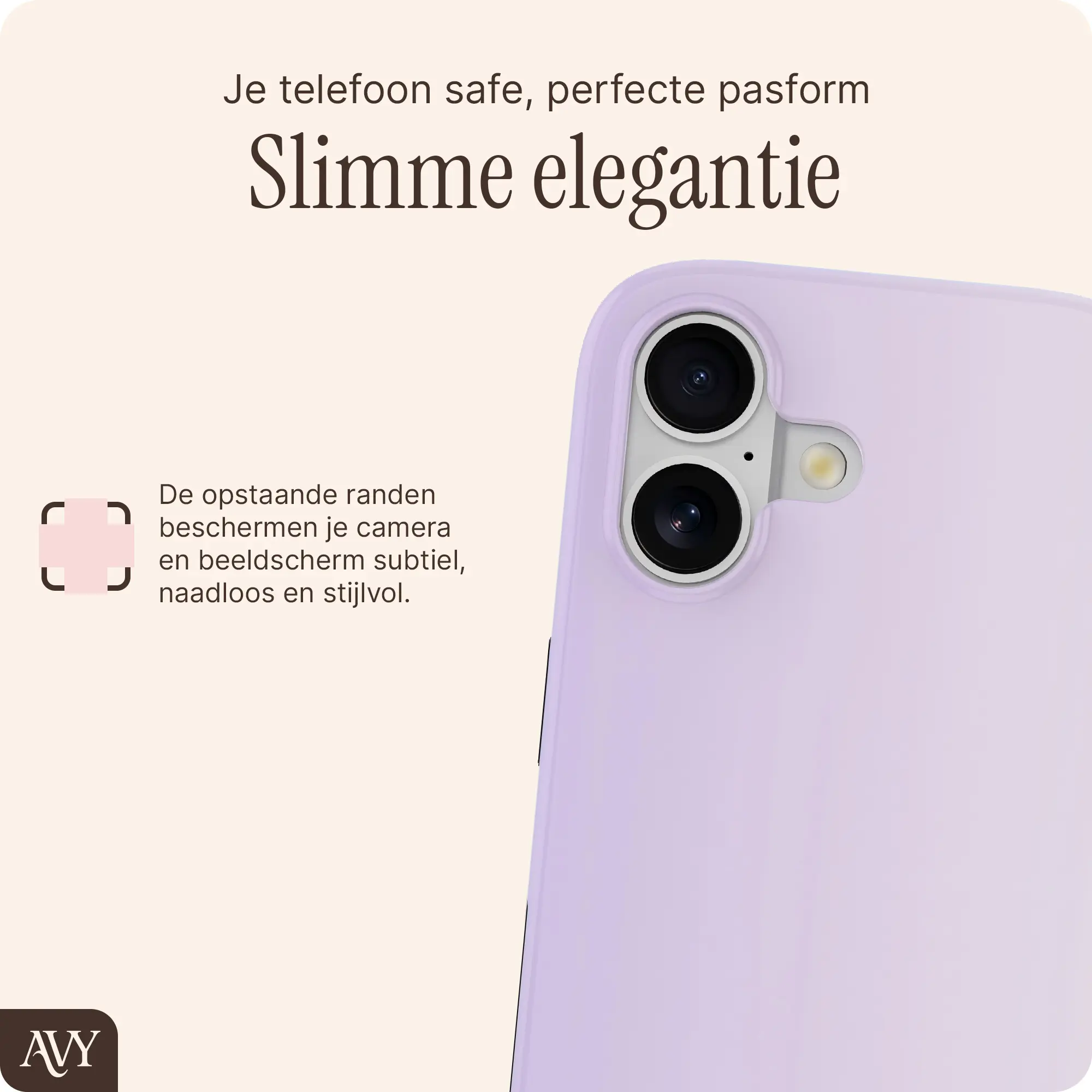 AVY Apple iPhone 17 Hoesje MagSafe Back Cover Lavender Glow afbeelding 9