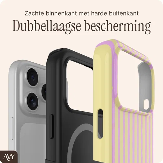 AVY Apple iPhone 17 Pro Hoesje MagSafe Back Cover Pink Lemonade afbeelding 6