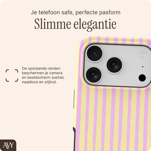 AVY Apple iPhone 17 Pro Hoesje MagSafe Back Cover Pink Lemonade afbeelding 9