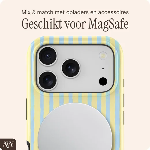AVY Apple iPhone 17 Pro Hoesje MagSafe Back Cover Lemon Sky afbeelding 8