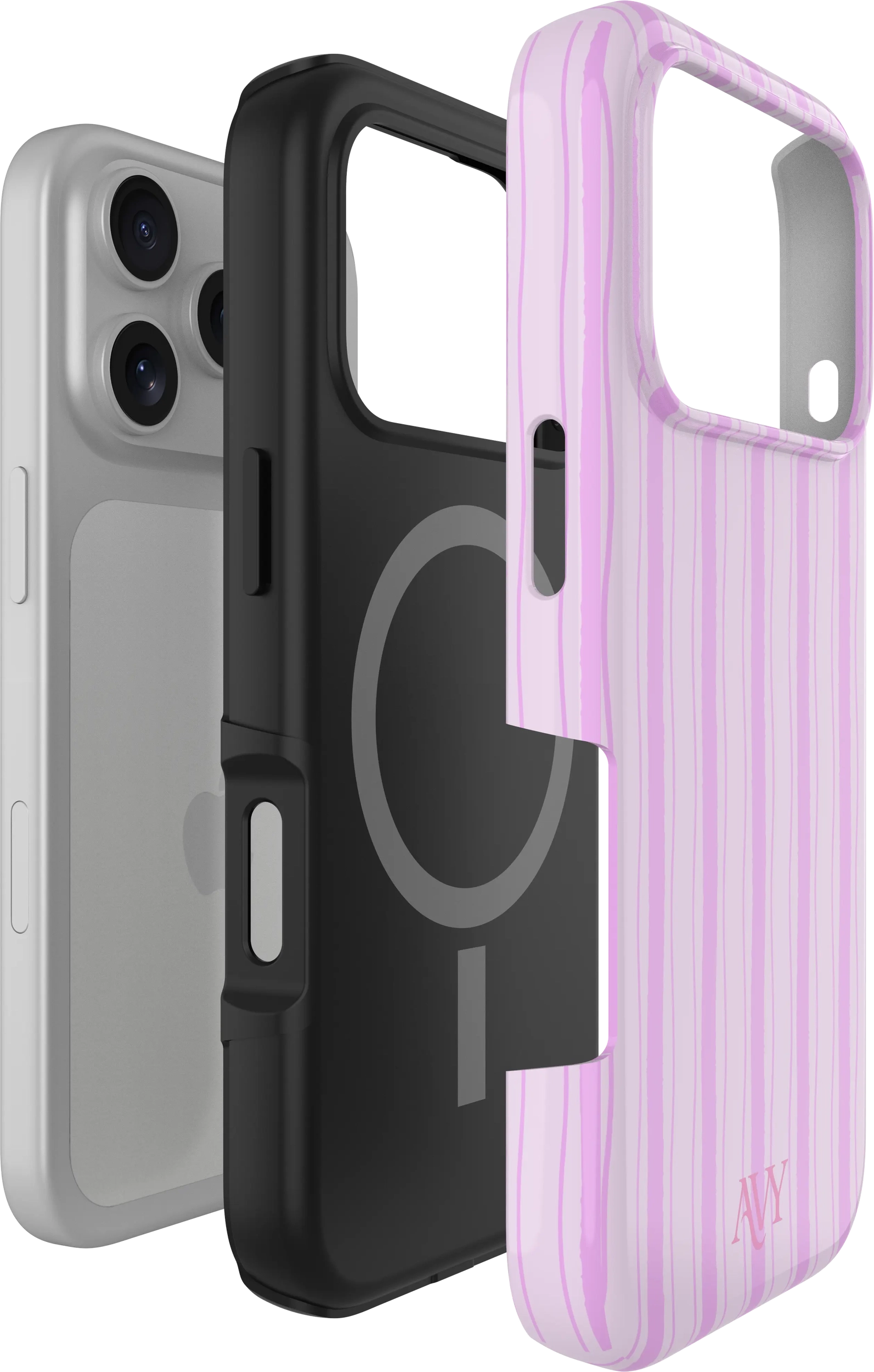 AVY Apple iPhone 17 Pro Hoesje MagSafe Back Cover Pink Horizon afbeelding 14