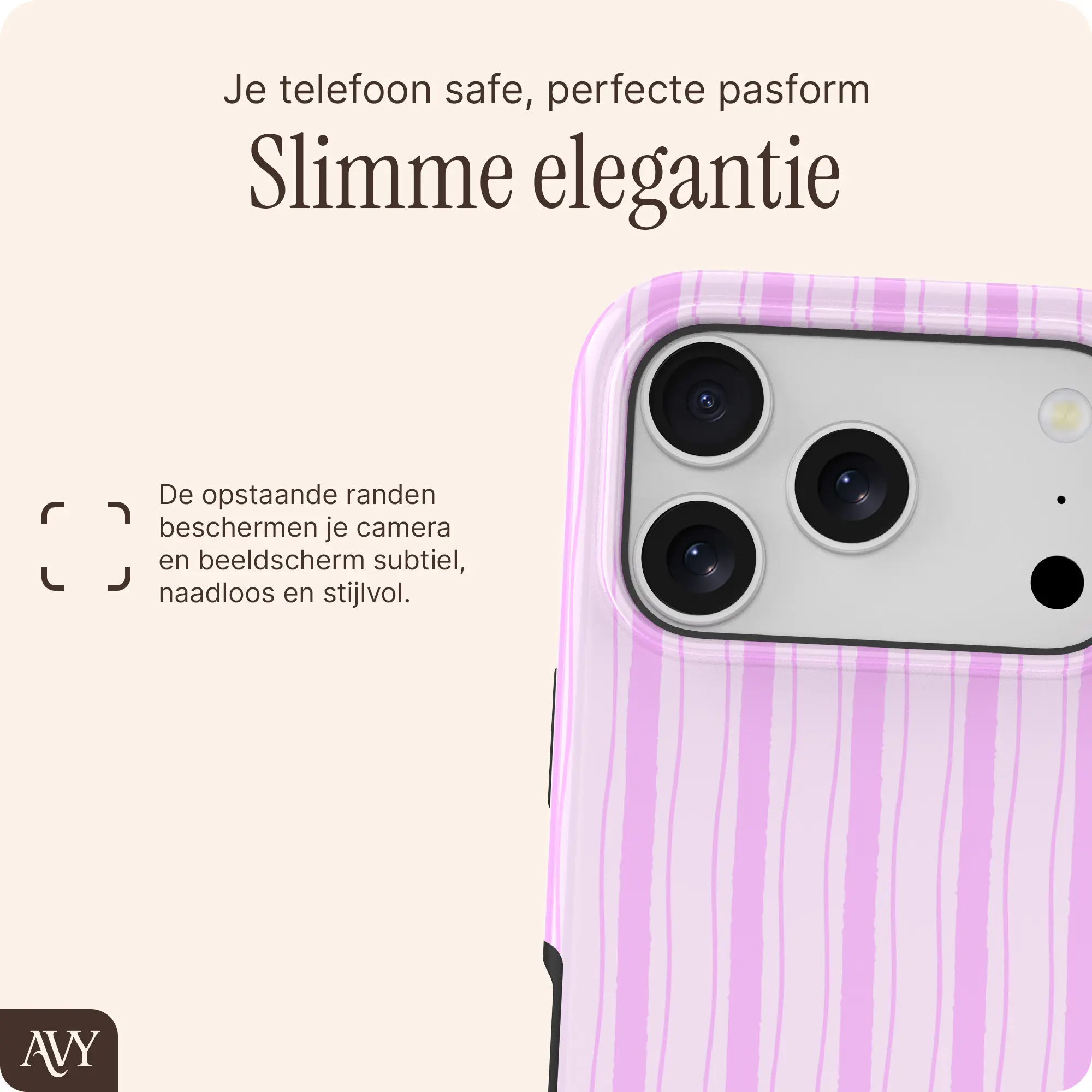 AVY Apple iPhone 17 Pro Hoesje MagSafe Back Cover Pink Horizon afbeelding 9