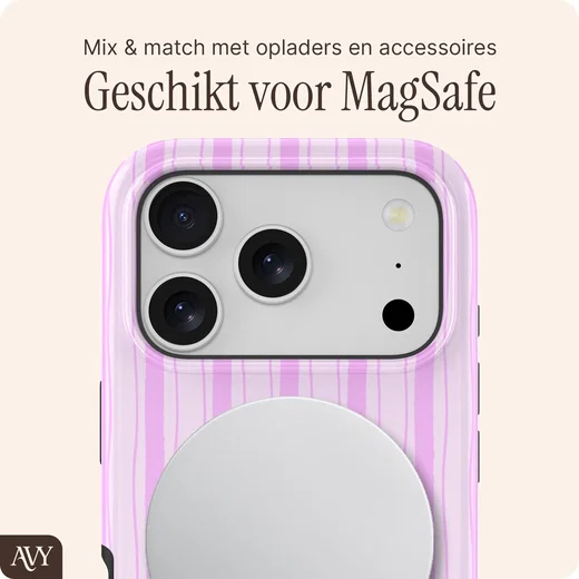 AVY Apple iPhone 17 Pro Hoesje MagSafe Back Cover Pink Horizon afbeelding 8