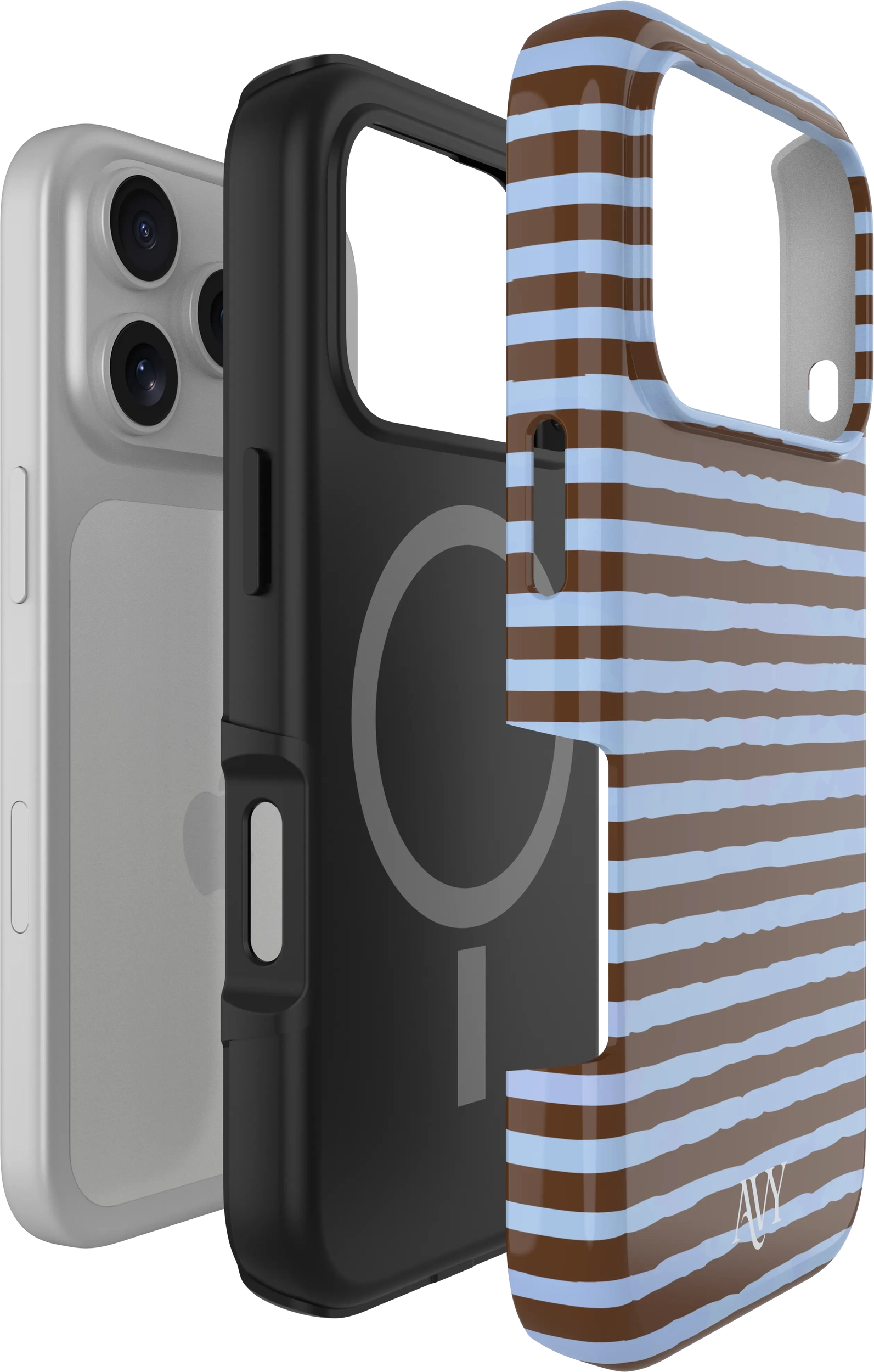 AVY Apple iPhone 17 Pro Hoesje MagSafe Back Cover Ocean Latte afbeelding 14
