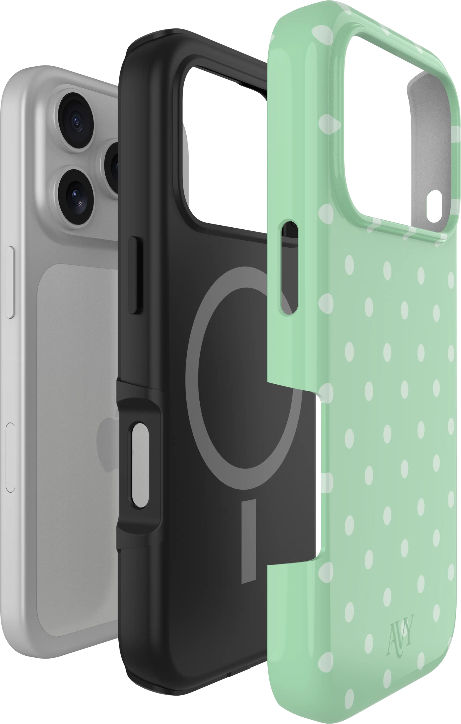 AVY Apple iPhone 17 Pro Hoesje MagSafe Back Cover Mint Breeze afbeelding 13