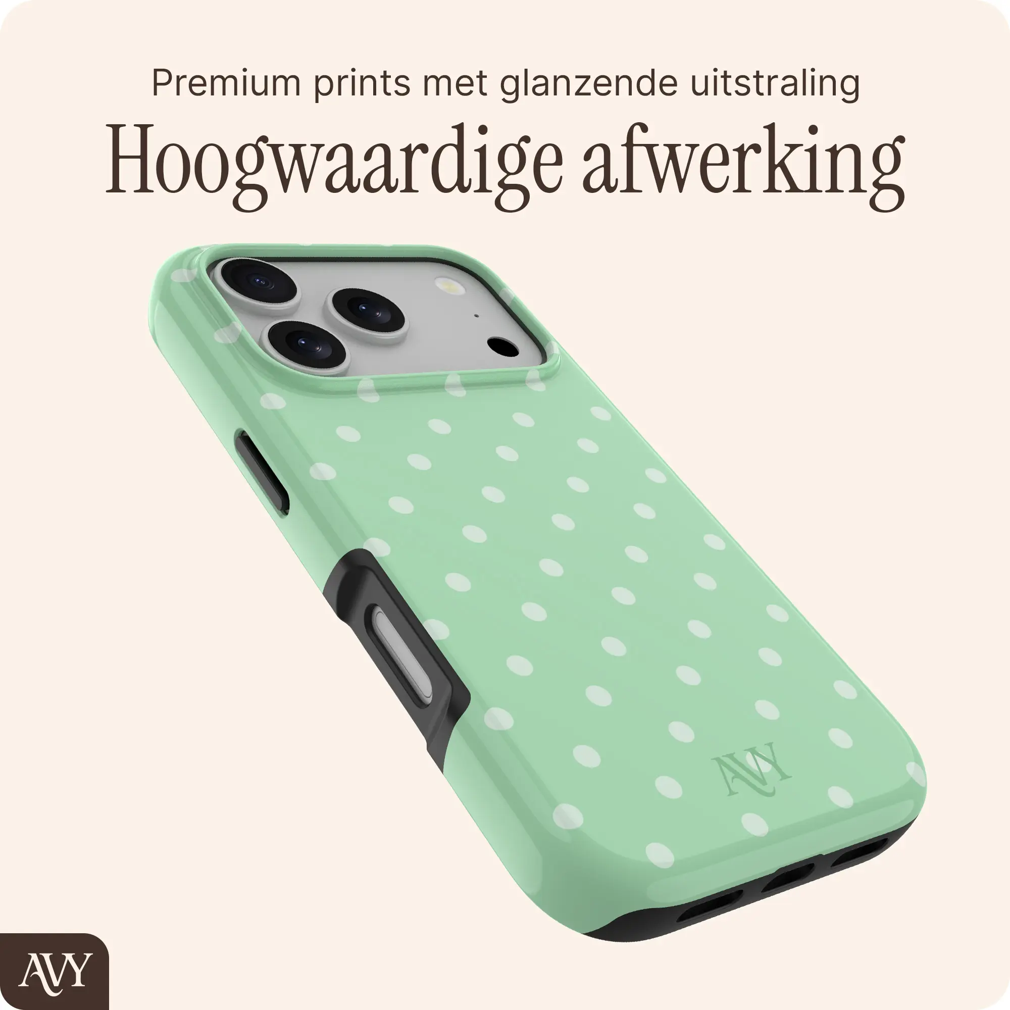 AVY Apple iPhone 17 Pro Hoesje MagSafe Back Cover Mint Breeze afbeelding 10