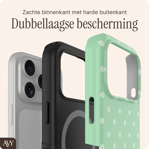 AVY Apple iPhone 17 Pro Hoesje MagSafe Back Cover Mint Breeze afbeelding 6