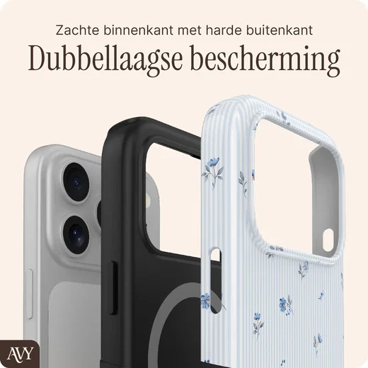 AVY Apple iPhone 17 Pro Hoesje MagSafe Back Cover Sky Blossom afbeelding 6