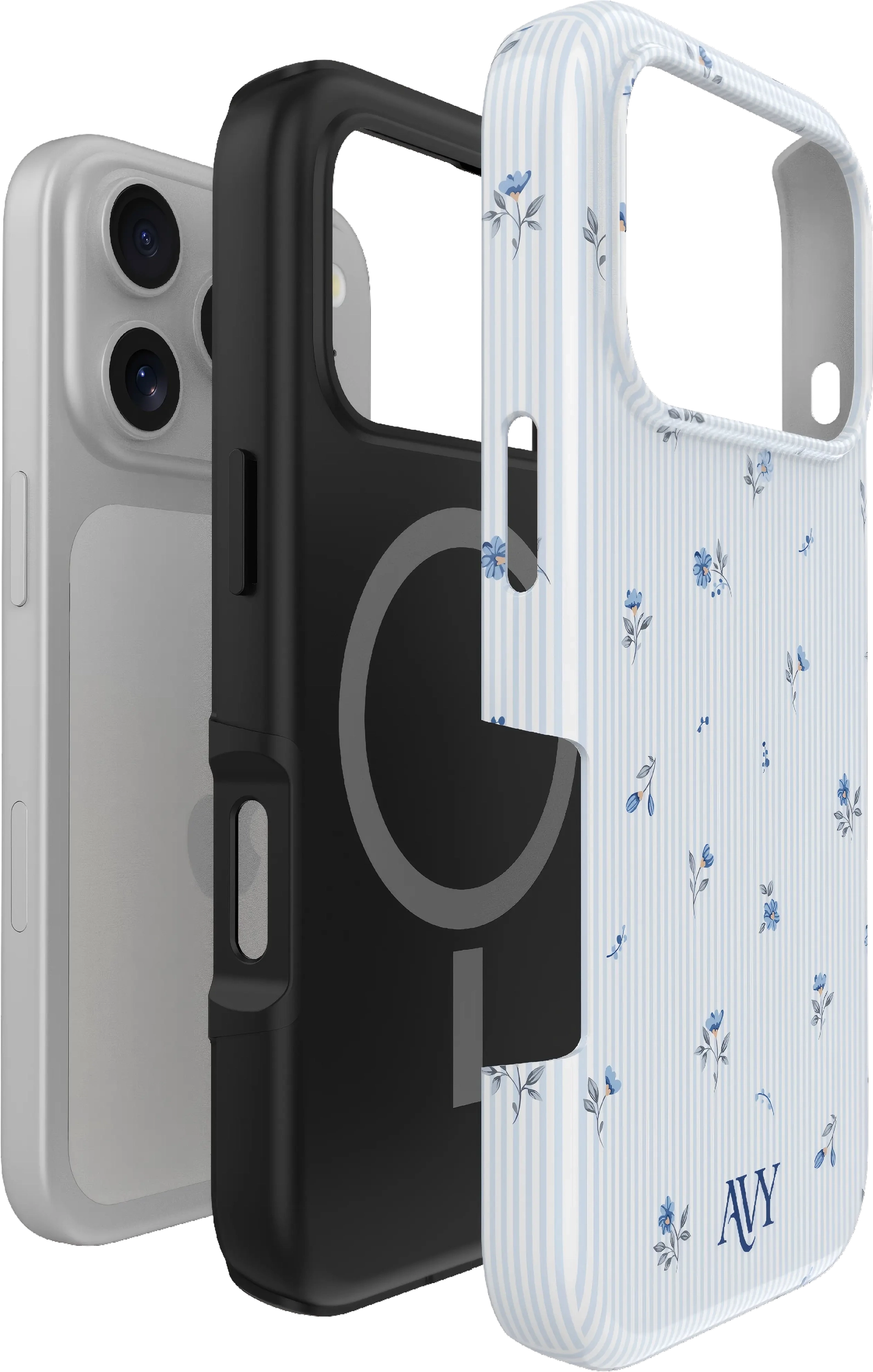 AVY Apple iPhone 17 Pro Hoesje MagSafe Back Cover Sky Blossom afbeelding 13