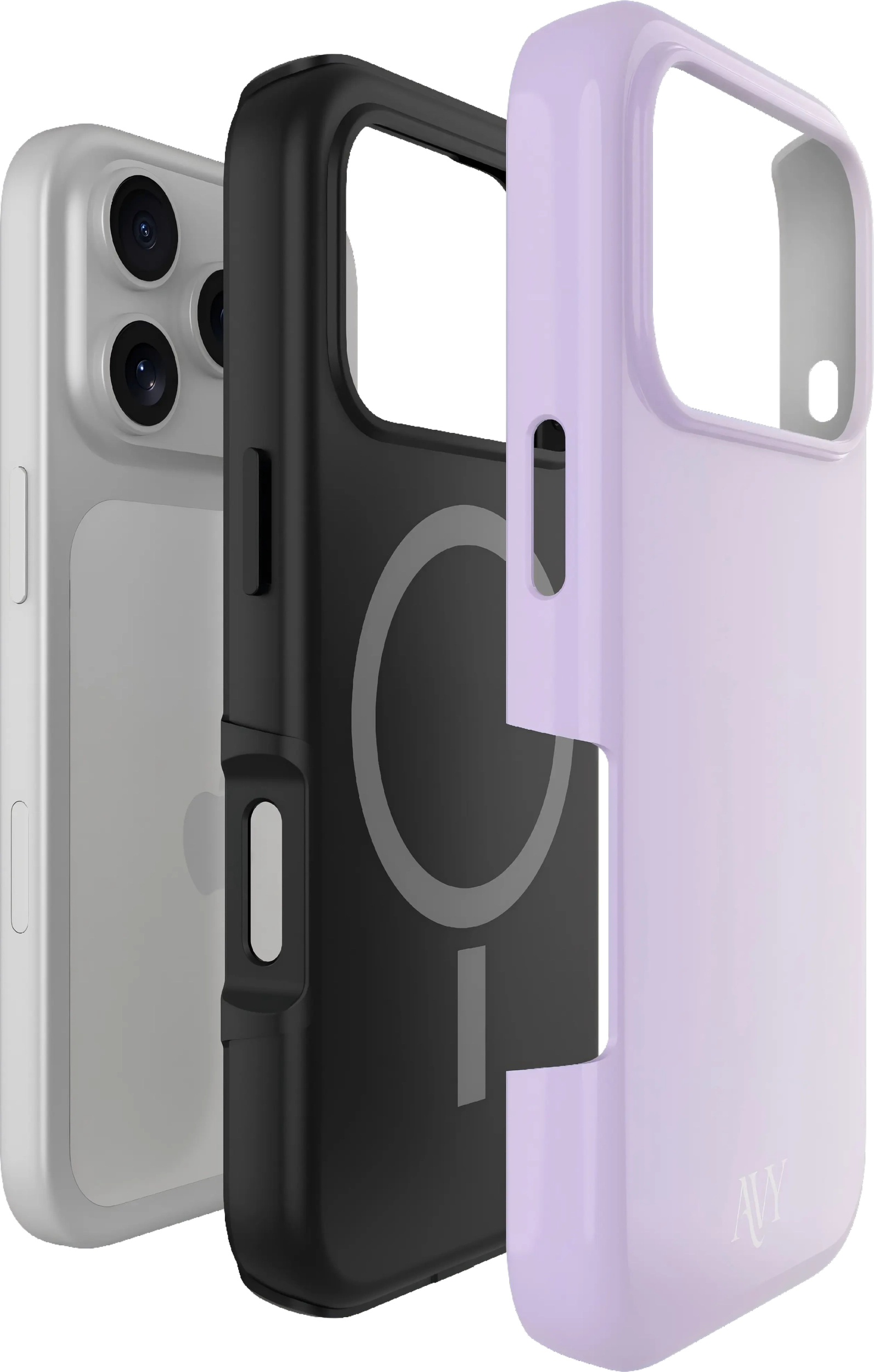 AVY Apple iPhone 17 Pro Hoesje MagSafe Back Cover Lavender Glow afbeelding 14