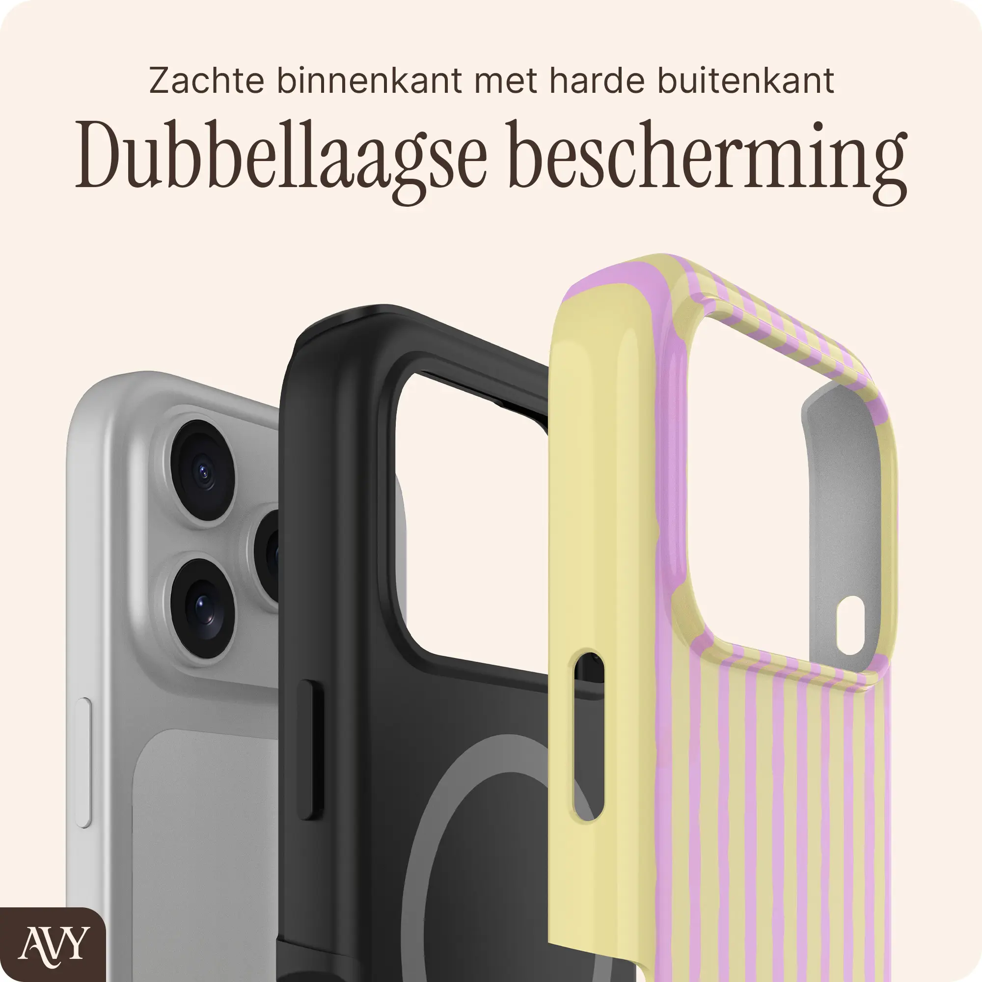 AVY Apple iPhone 17 Pro Max Hoesje MagSafe Back Cover Pink Lemonade afbeelding 6