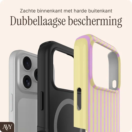 AVY Apple iPhone 17 Pro Max Hoesje MagSafe Back Cover Pink Lemonade afbeelding 6