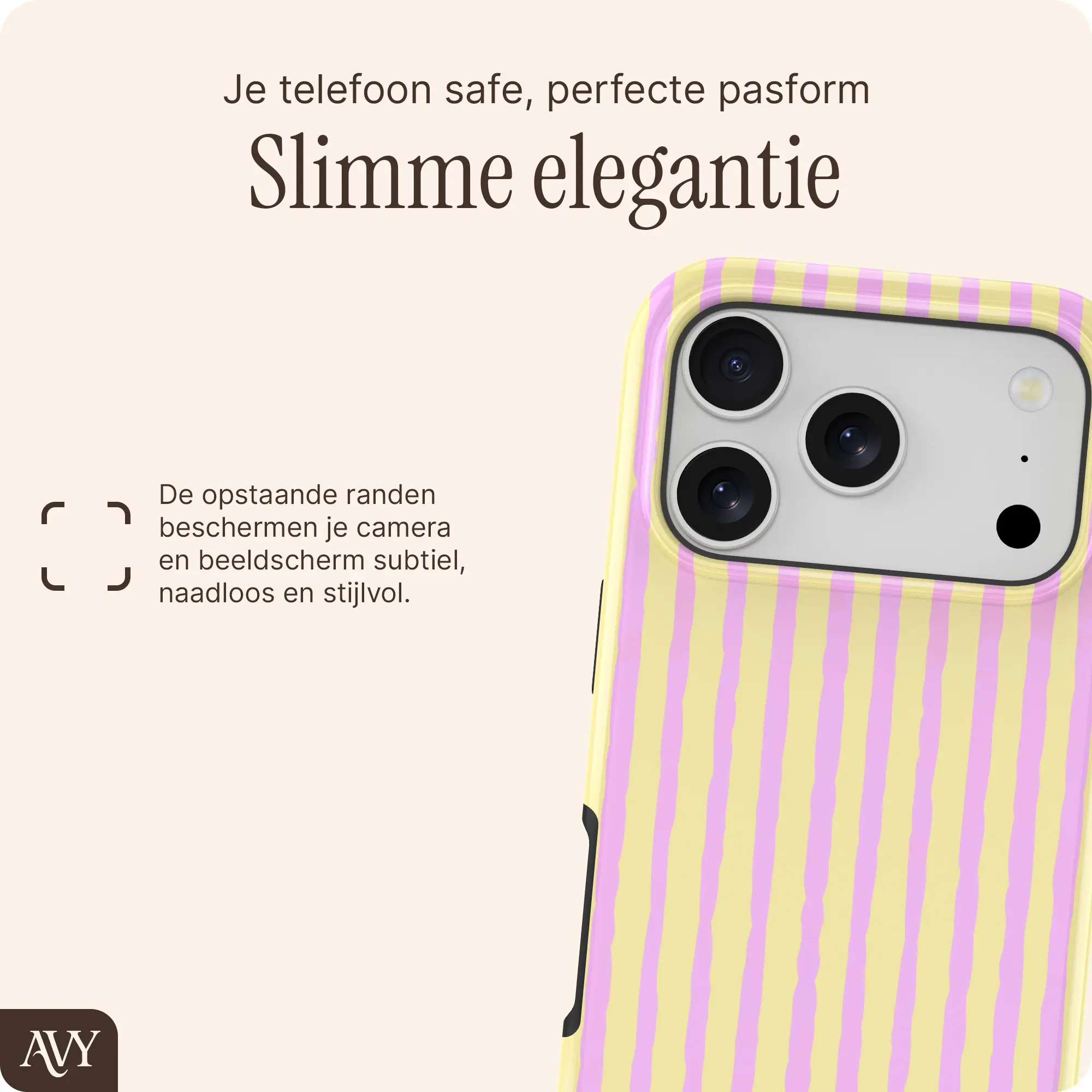 AVY Apple iPhone 17 Pro Max Hoesje MagSafe Back Cover Pink Lemonade afbeelding 9