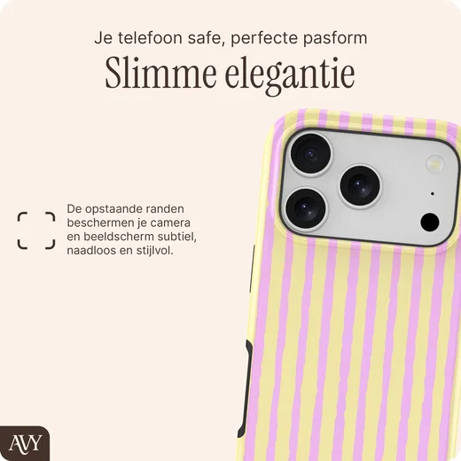 AVY Apple iPhone 17 Pro Max Hoesje MagSafe Back Cover Pink Lemonade afbeelding 9