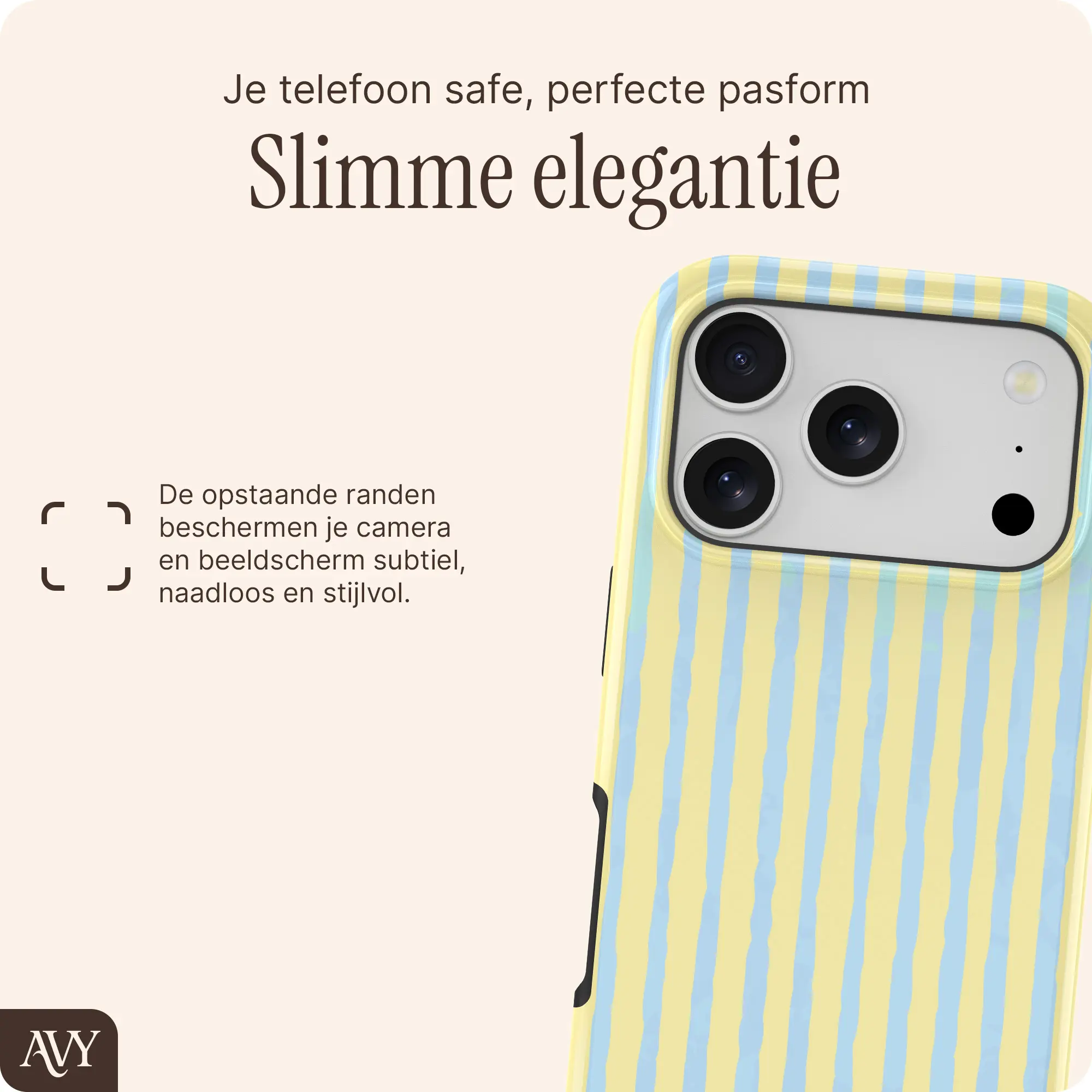 AVY Apple iPhone 17 Pro Max Hoesje MagSafe Back Cover Lemon Sky afbeelding 9