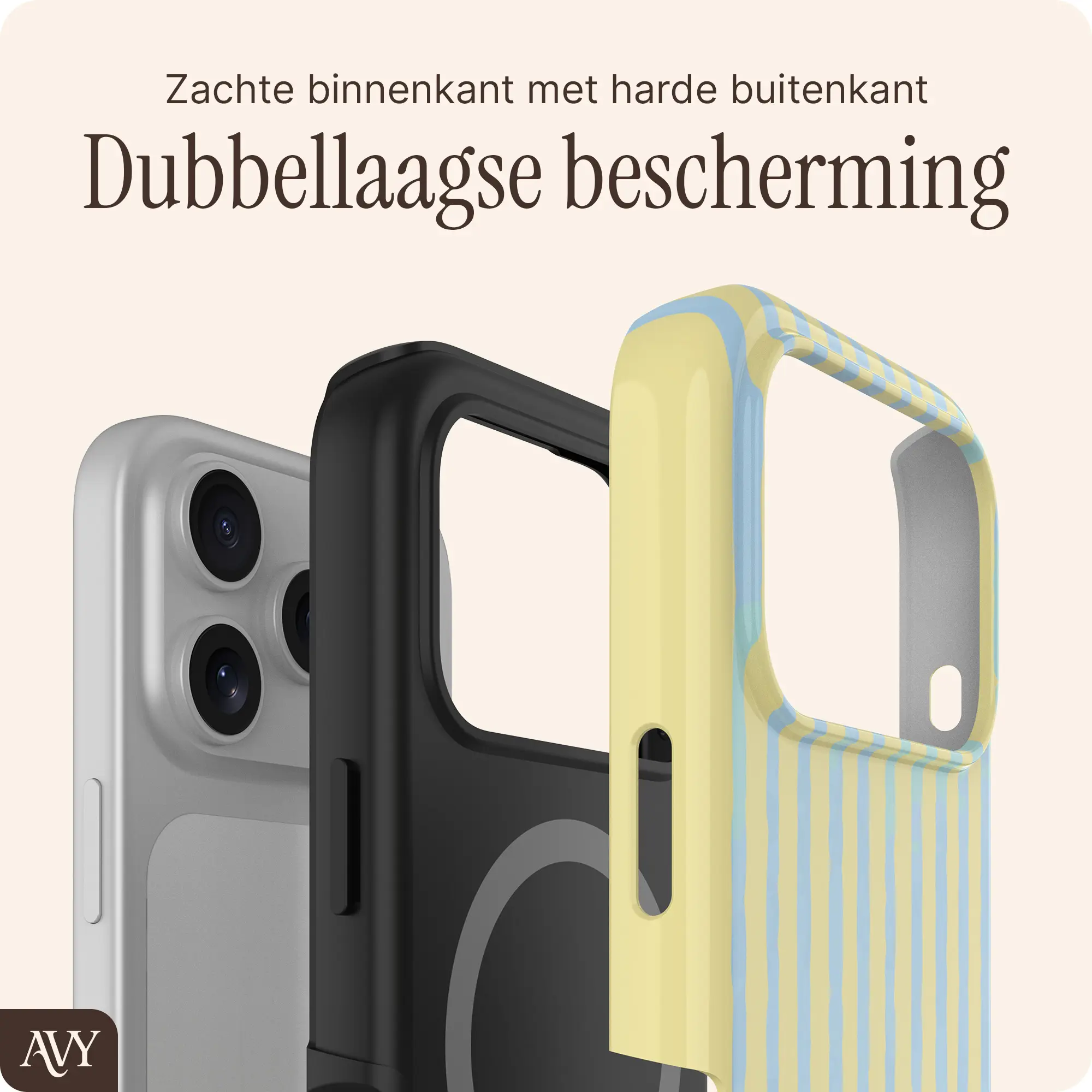 AVY Apple iPhone 17 Pro Max Hoesje MagSafe Back Cover Lemon Sky afbeelding 6