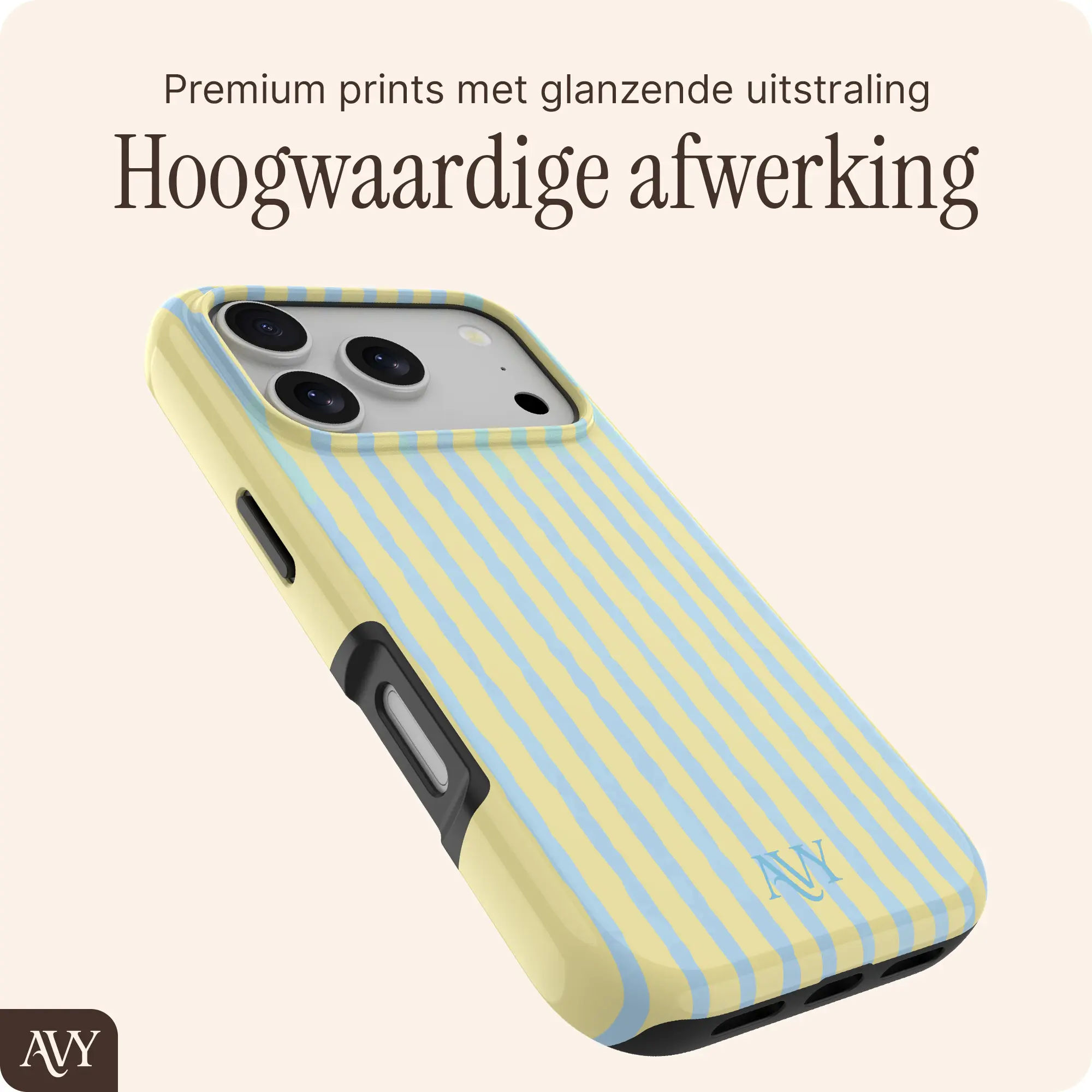 AVY Apple iPhone 17 Pro Max Hoesje MagSafe Back Cover Lemon Sky afbeelding 10
