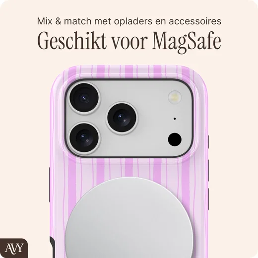 AVY Apple iPhone 17 Pro Max Hoesje MagSafe Back Cover Pink Horizon afbeelding 8