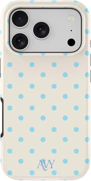 AVY Apple iPhone 17 Pro Max Hoesje MagSafe Back Cover Riviera Dots