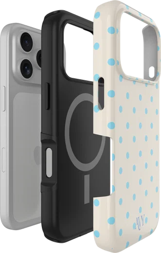 AVY Apple iPhone 17 Pro Max Hoesje MagSafe Back Cover Riviera Dots afbeelding 13