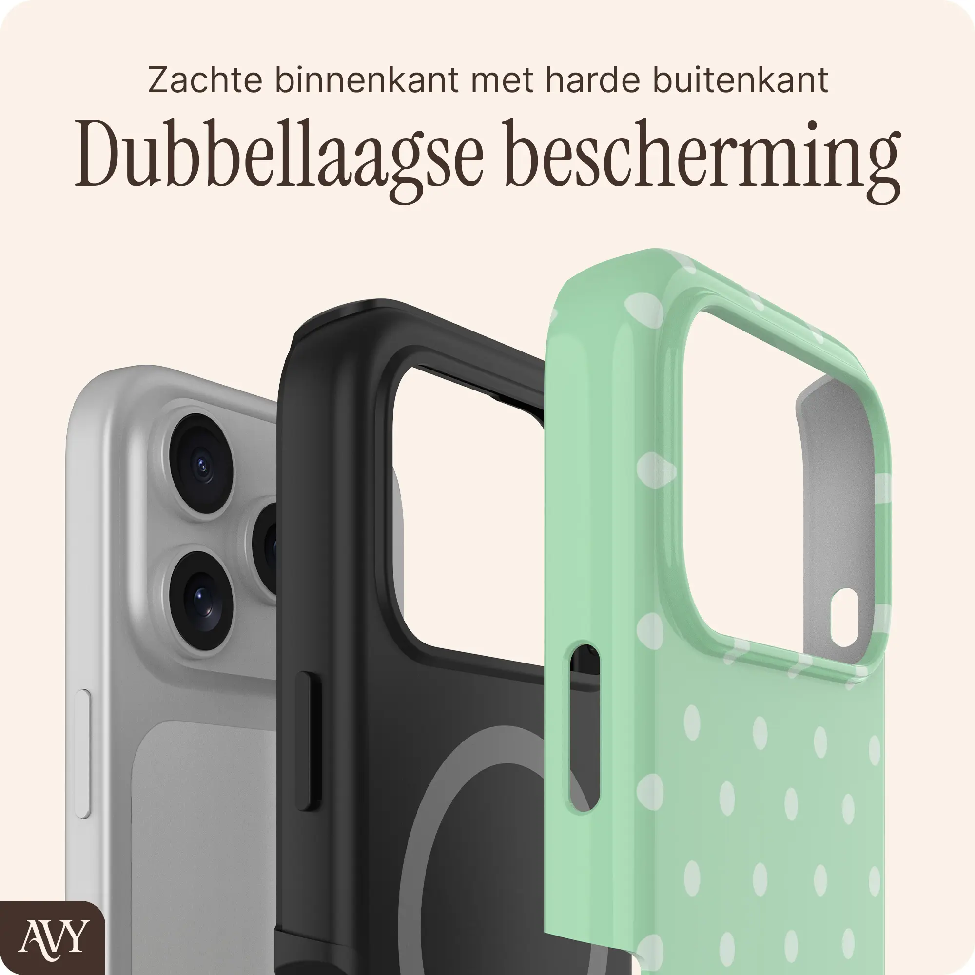 AVY Apple iPhone 17 Pro Max Hoesje MagSafe Back Cover Mint Breeze afbeelding 6