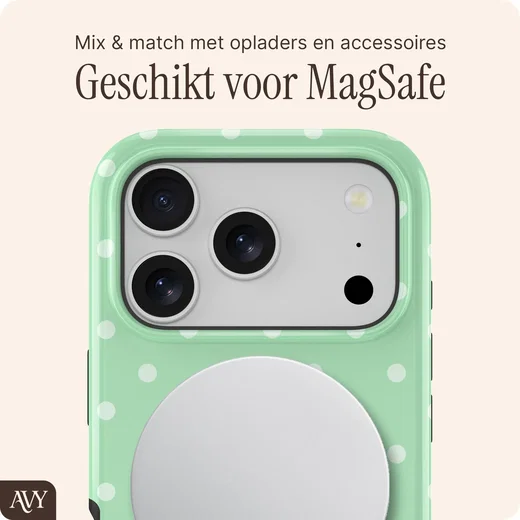 AVY Apple iPhone 17 Pro Max Hoesje MagSafe Back Cover Mint Breeze afbeelding 7