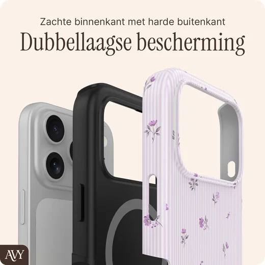 AVY Apple iPhone 17 Pro Max Hoesje MagSafe Back Cover Lila Dream afbeelding 6