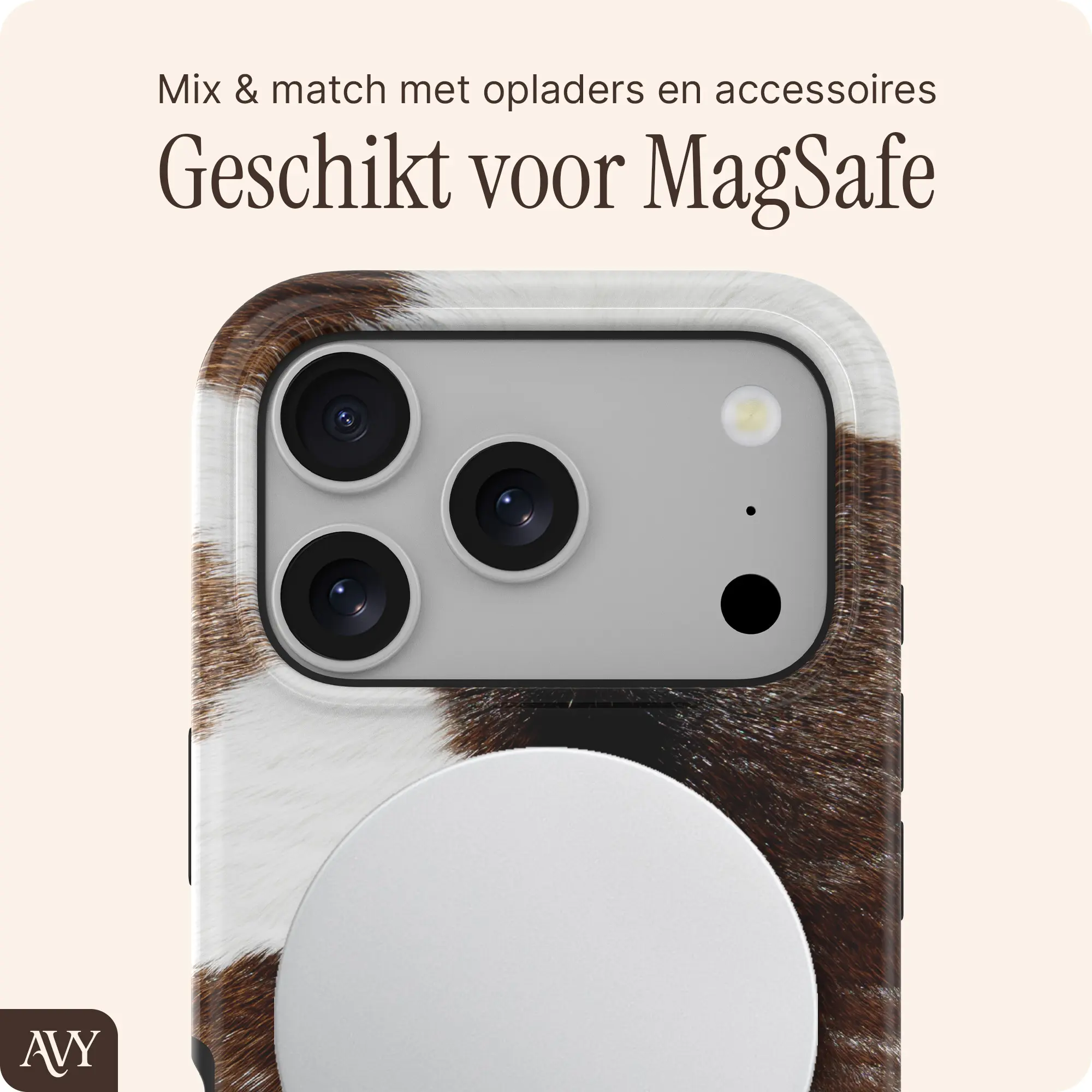 AVY Apple iPhone 17 Pro Max Hoesje MagSafe Back Cover Rodeo Muse afbeelding 7