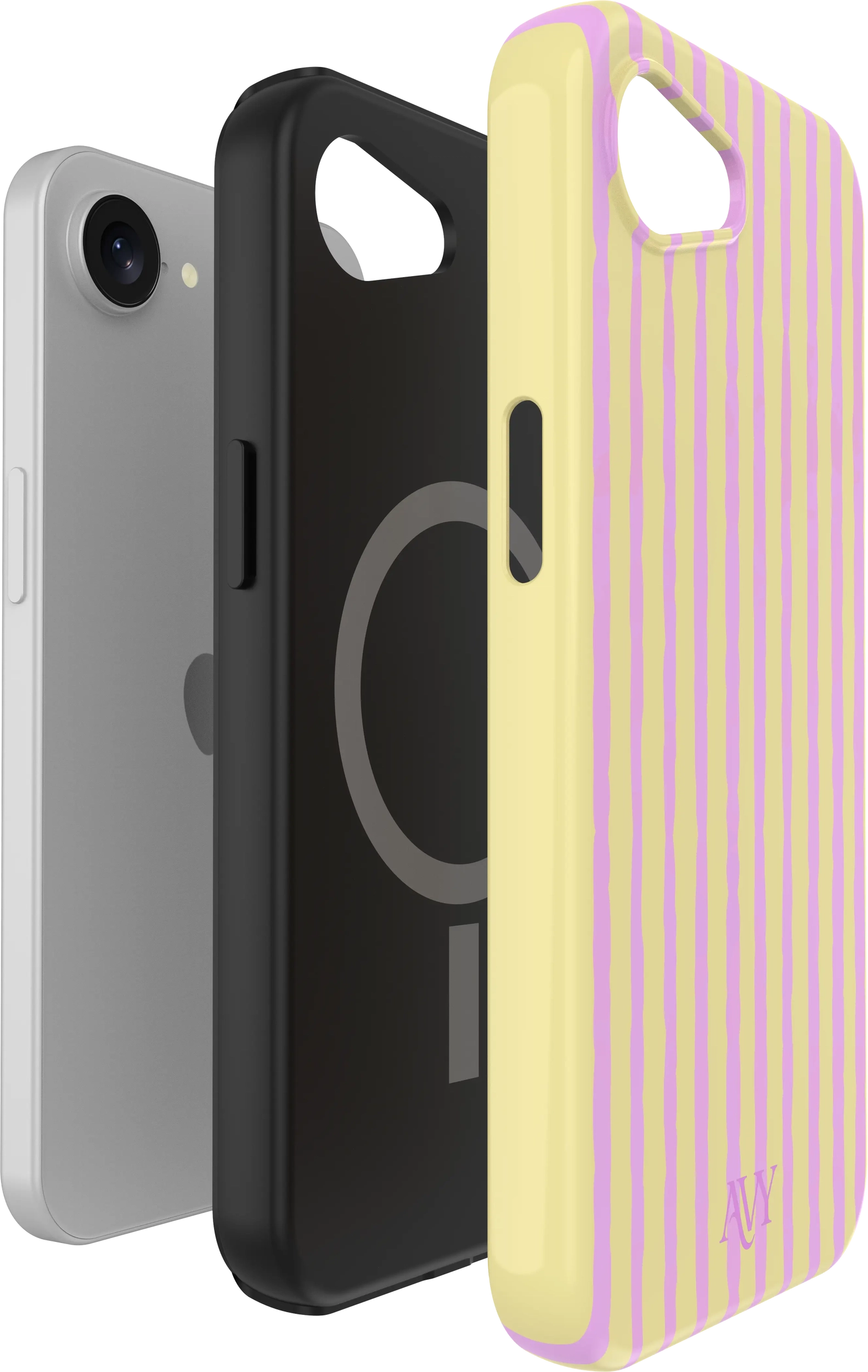 AVY Apple iPhone 17e / 16e Hoesje MagSafe Back Cover Pink Lemonade afbeelding 13