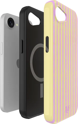 AVY Apple iPhone 17e / 16e Hoesje MagSafe Back Cover Pink Lemonade afbeelding 13