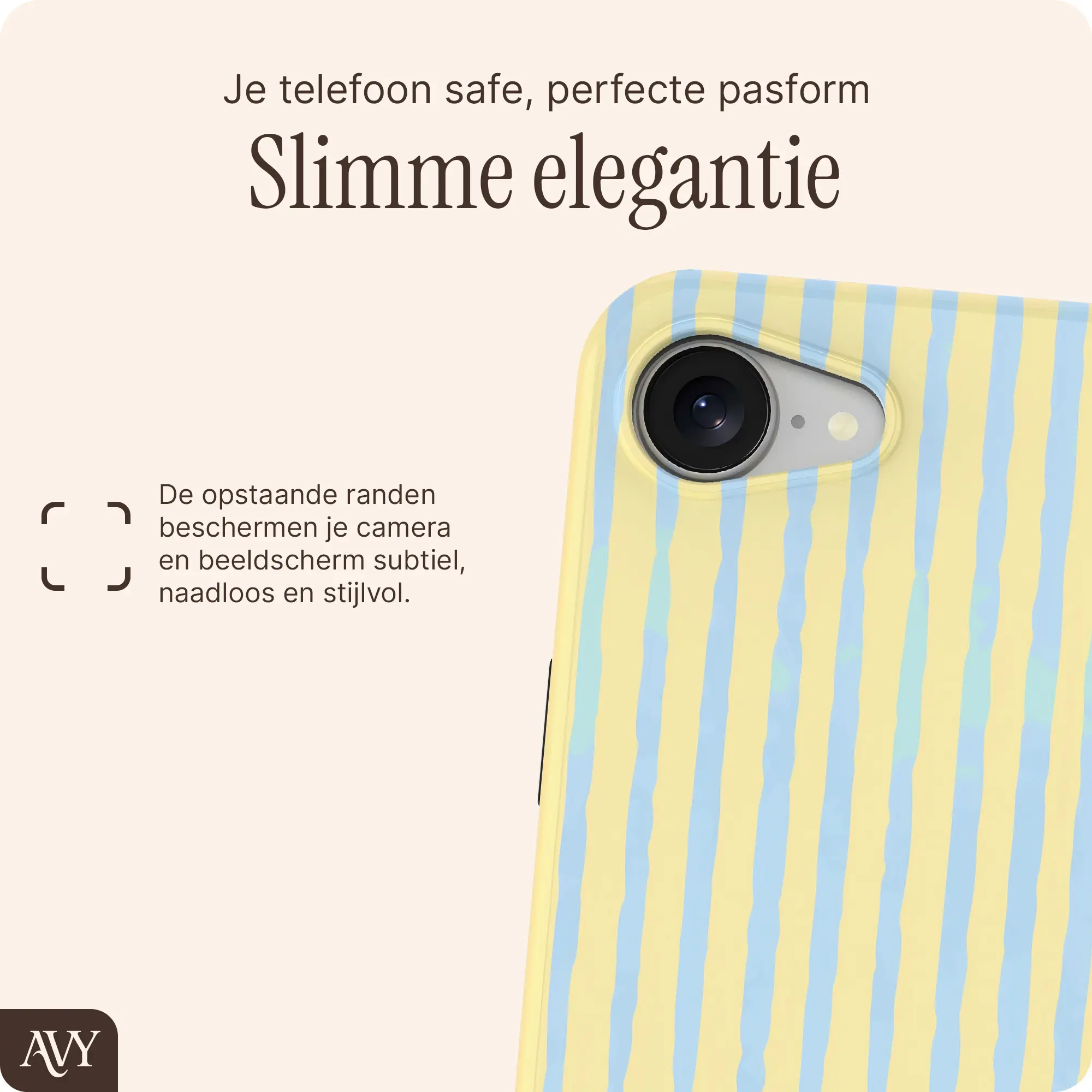 AVY Apple iPhone 17e / 16e Hoesje MagSafe Back Cover Lemon Sky afbeelding 9