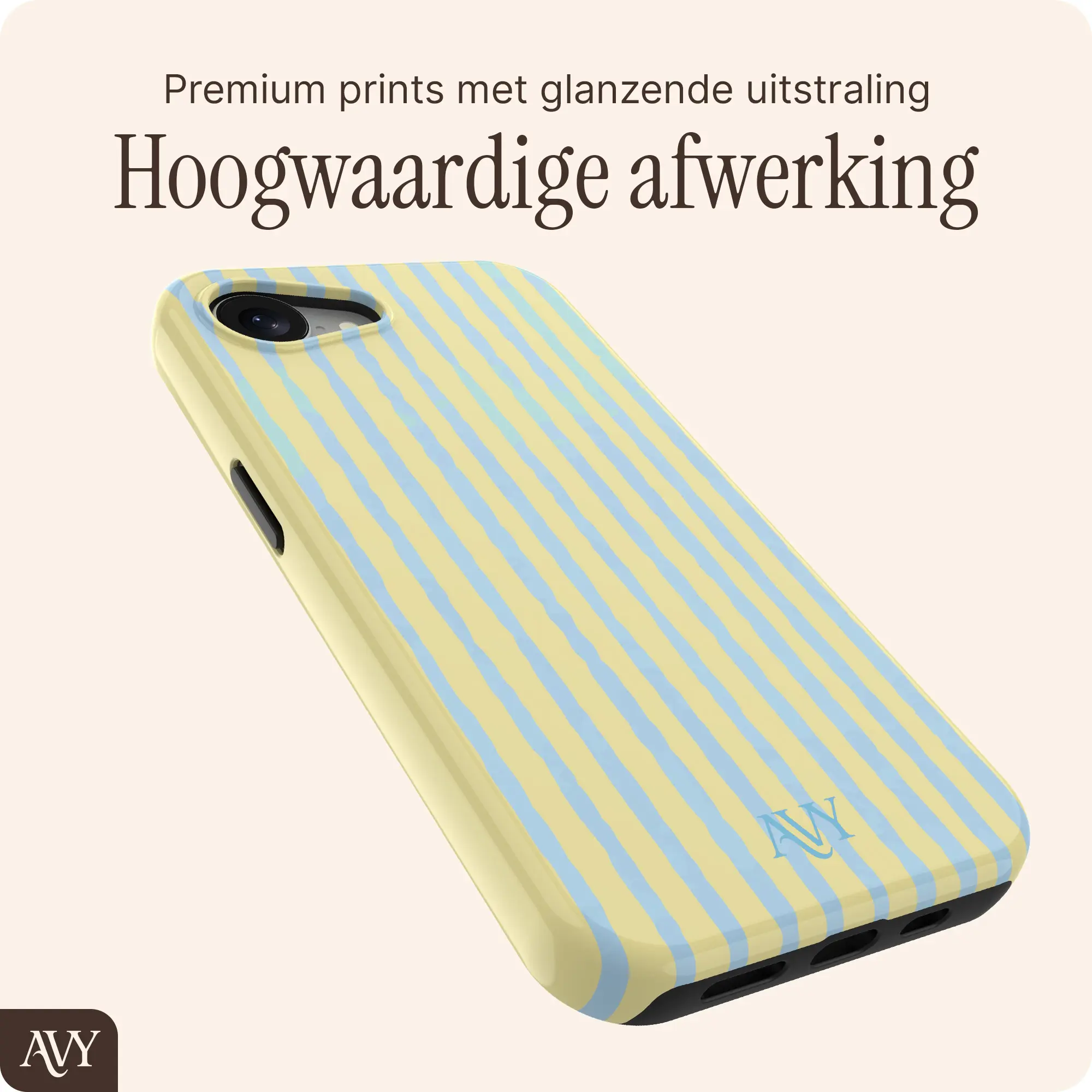AVY Apple iPhone 17e / 16e Hoesje MagSafe Back Cover Lemon Sky afbeelding 10