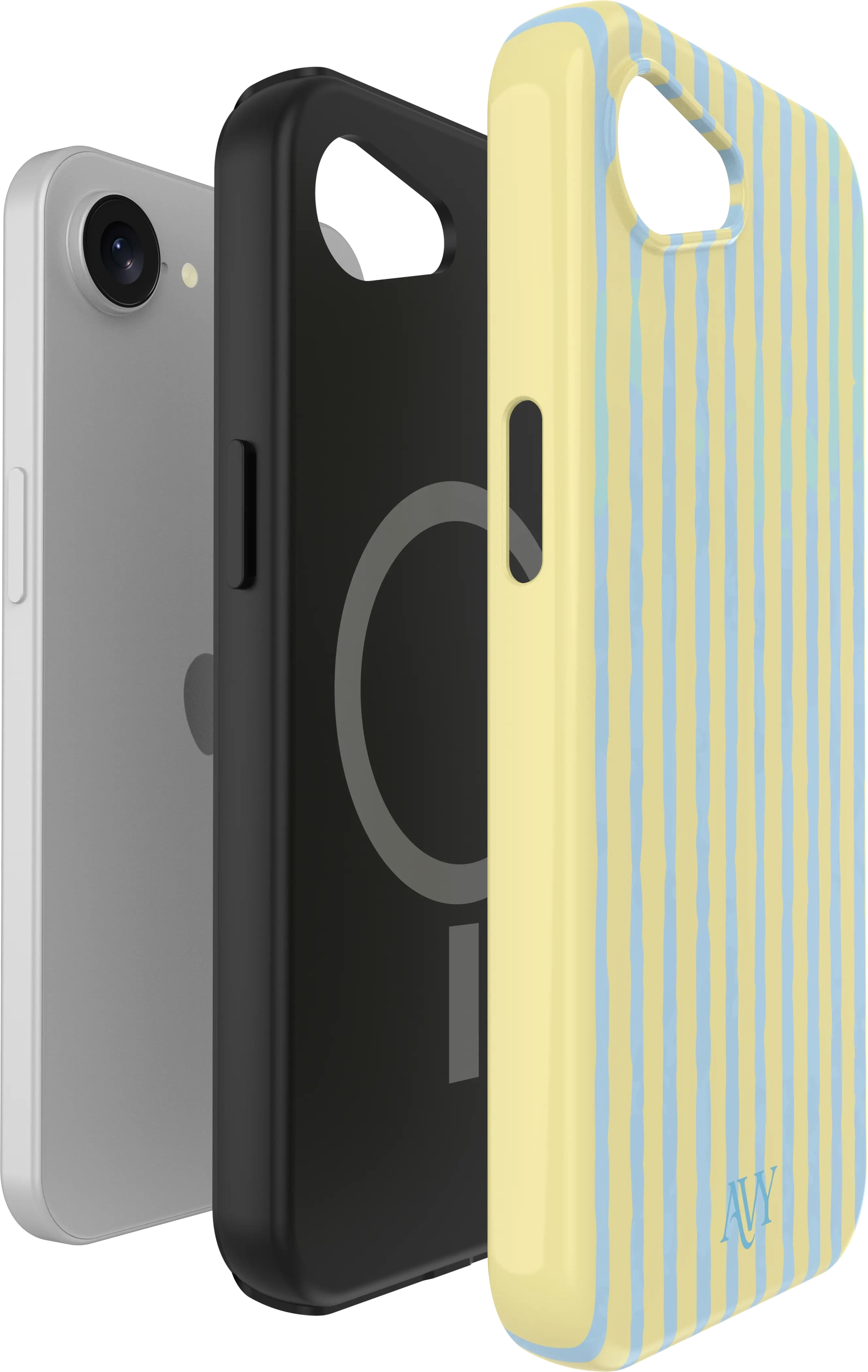 AVY Apple iPhone 17e / 16e Hoesje MagSafe Back Cover Lemon Sky afbeelding 14