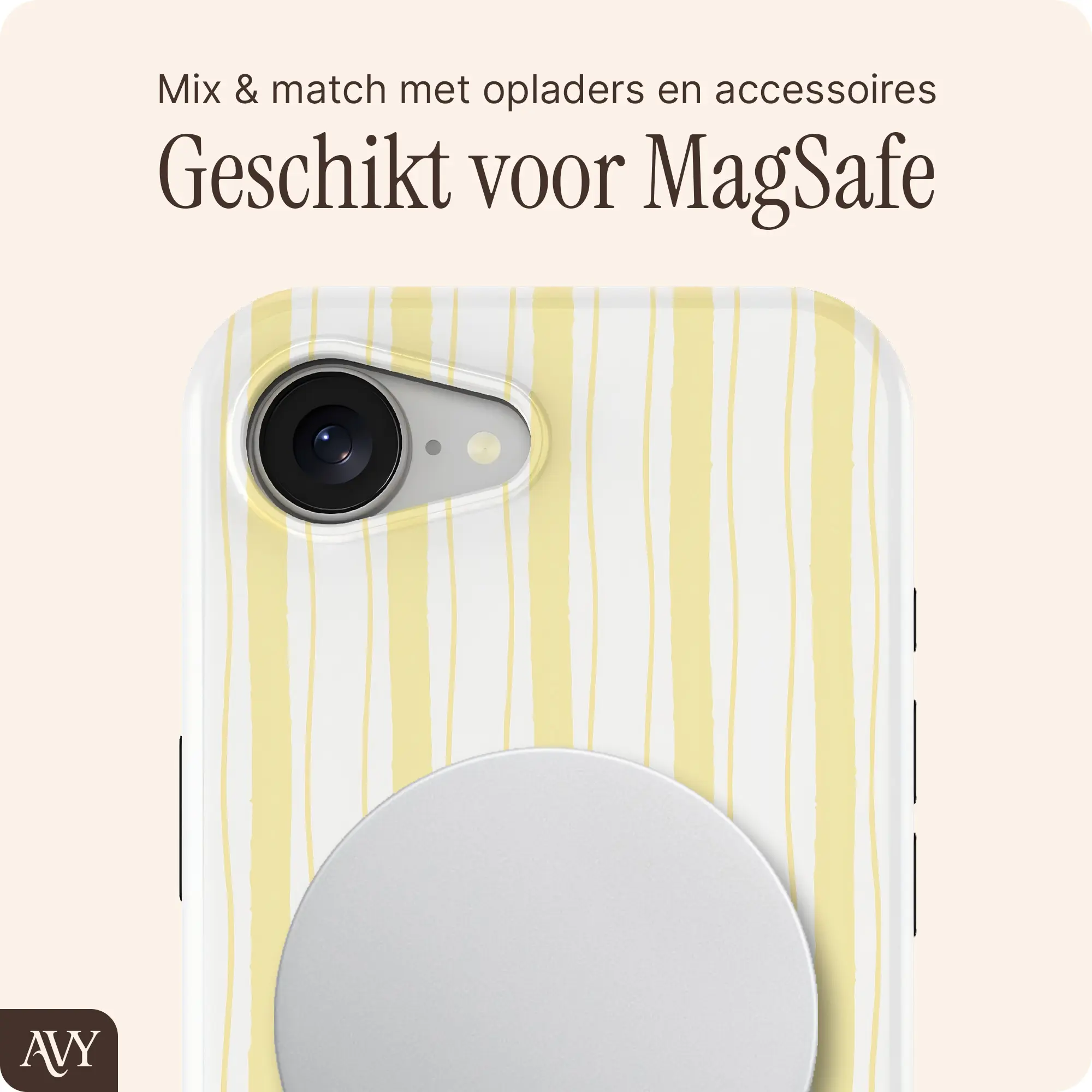 AVY Apple iPhone 17e / 16e Hoesje MagSafe Back Cover Sunset Coast afbeelding 8