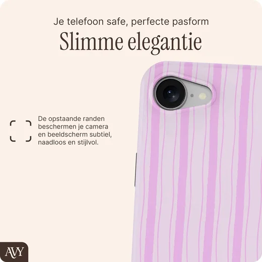 AVY Apple iPhone 17e / 16e Hoesje MagSafe Back Cover Pink Horizon afbeelding 9