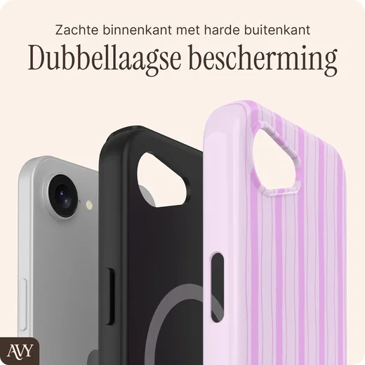 AVY Apple iPhone 17e / 16e Hoesje MagSafe Back Cover Pink Horizon afbeelding 6