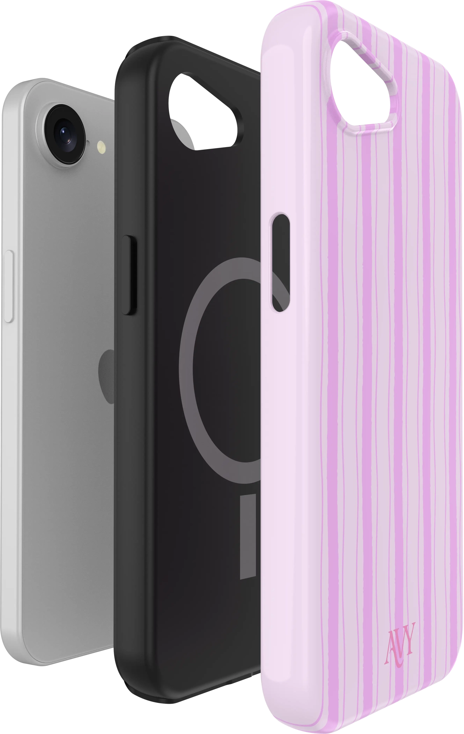 AVY Apple iPhone 17e / 16e Hoesje MagSafe Back Cover Pink Horizon afbeelding 13