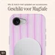 AVY Apple iPhone 17e / 16e Hoesje MagSafe Back Cover Pink Horizon afbeelding 7