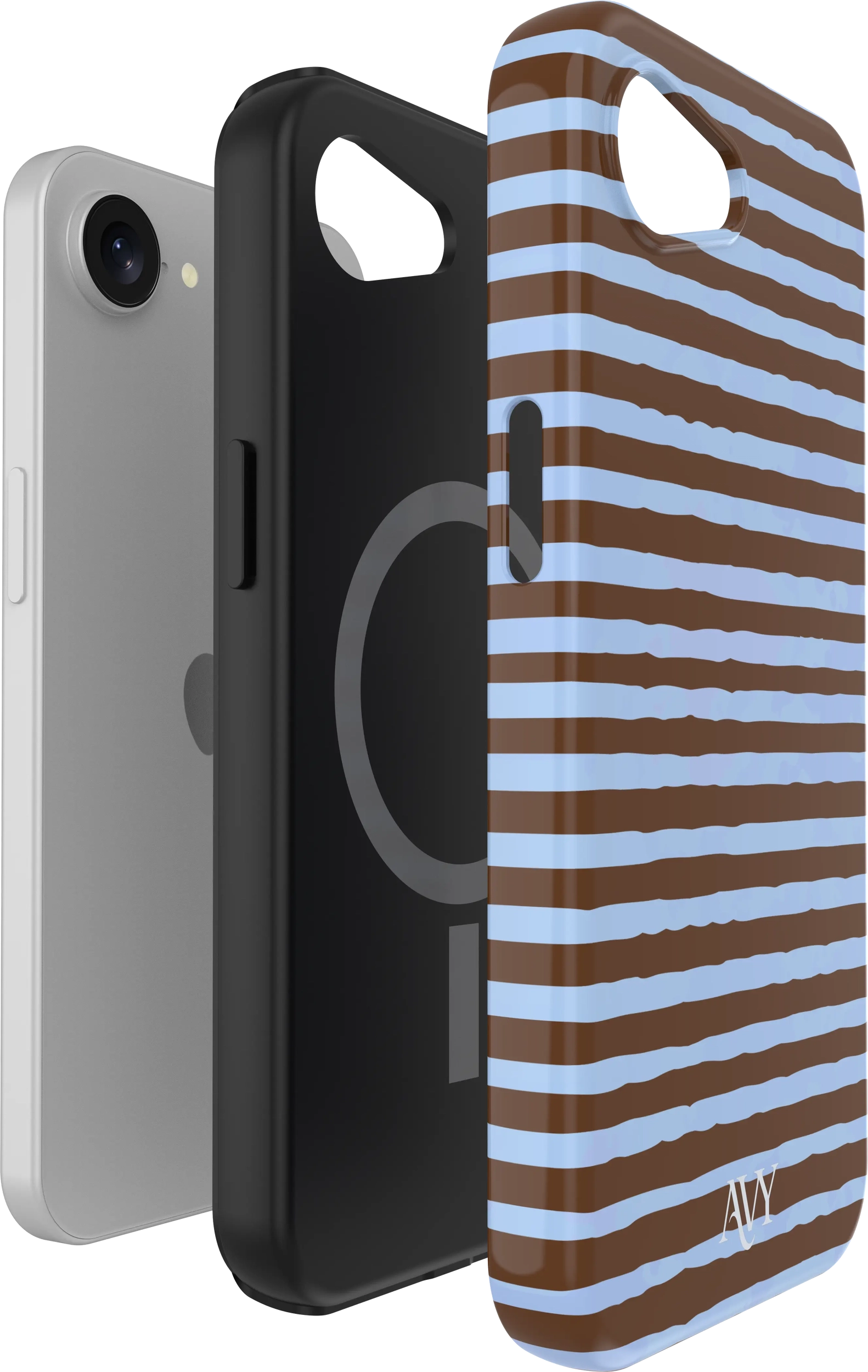 AVY Apple iPhone 17e / 16e Hoesje MagSafe Back Cover Ocean Latte afbeelding 14