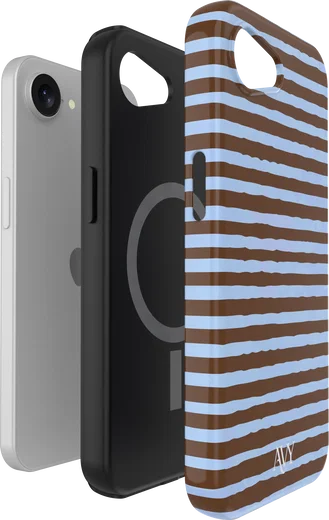 AVY Apple iPhone 17e / 16e Hoesje MagSafe Back Cover Ocean Latte afbeelding 14