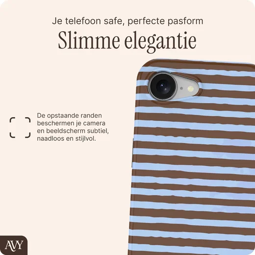 AVY Apple iPhone 17e / 16e Hoesje MagSafe Back Cover Ocean Latte afbeelding 9