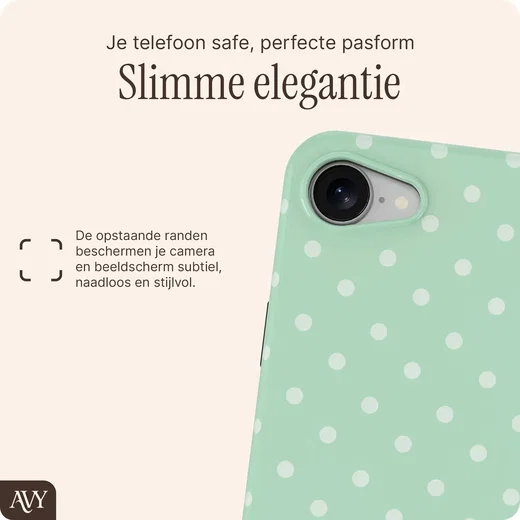 AVY Apple iPhone 17e / 16e Hoesje MagSafe Back Cover Mint Breeze afbeelding 9