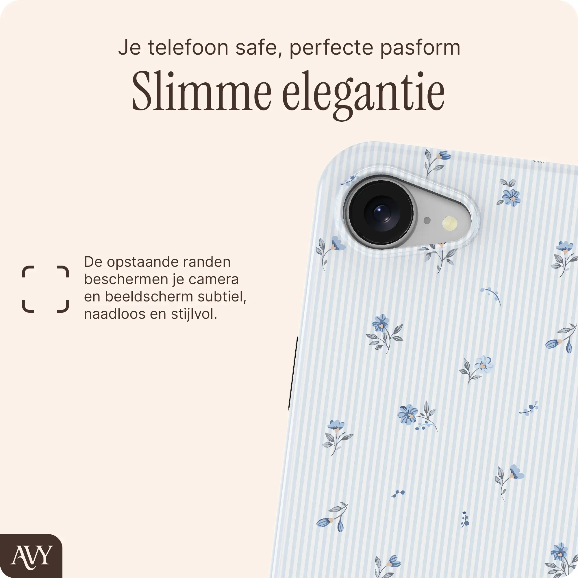 AVY Apple iPhone 17e / 16e Hoesje MagSafe Back Cover Sky Blossom afbeelding 9