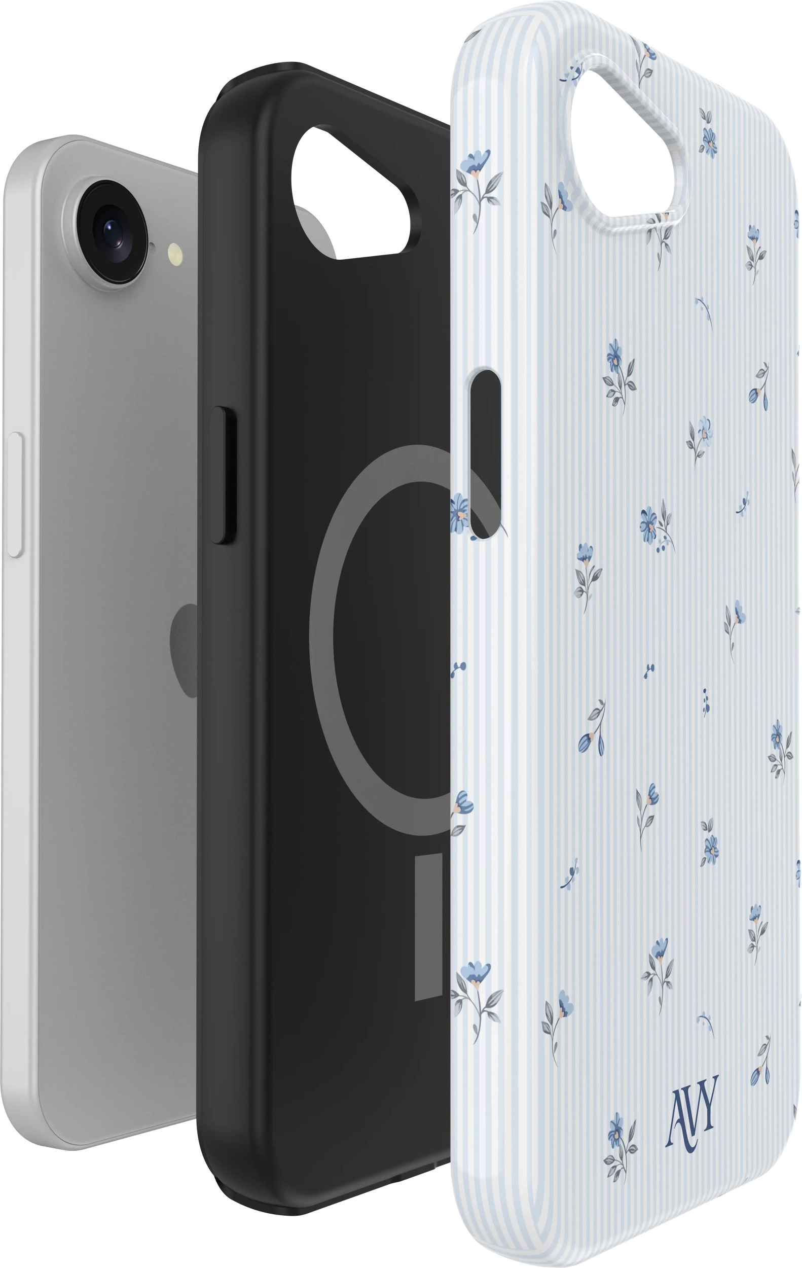 AVY Apple iPhone 17e / 16e Hoesje MagSafe Back Cover Sky Blossom afbeelding 13