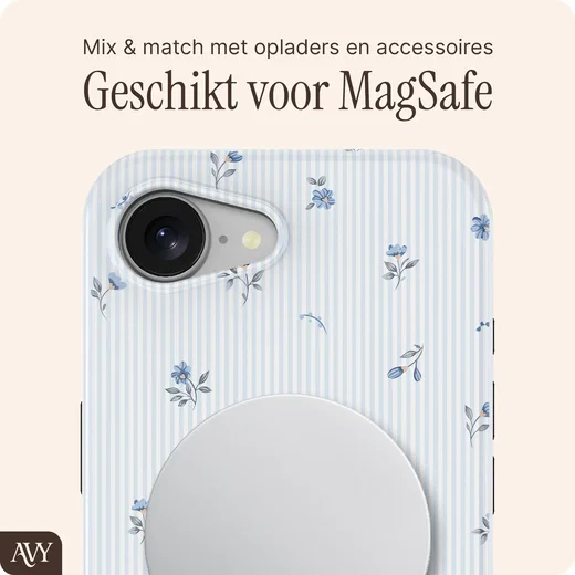 AVY Apple iPhone 17e / 16e Hoesje MagSafe Back Cover Sky Blossom afbeelding 7