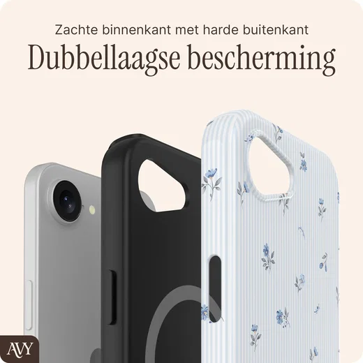 AVY Apple iPhone 17e / 16e Hoesje MagSafe Back Cover Lila Dream afbeelding 6